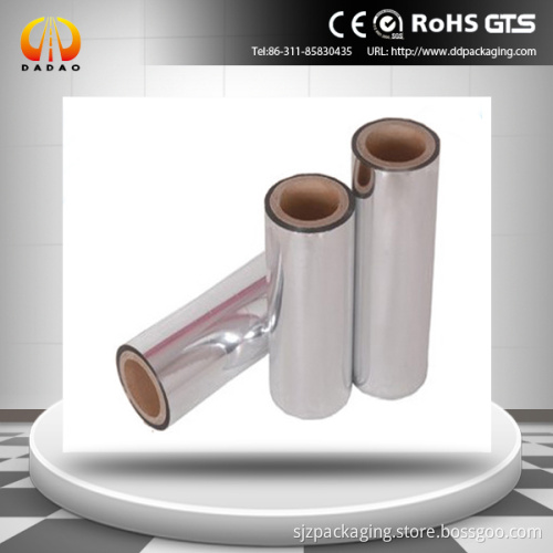 Chemical treated VMPET film